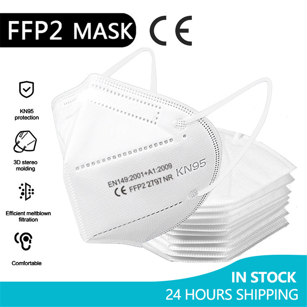 Disposable Surgical Mask - 10-100 Stück FFP2-Maske CE-zertifizierte KN95-Maske FPP2-zugelassene