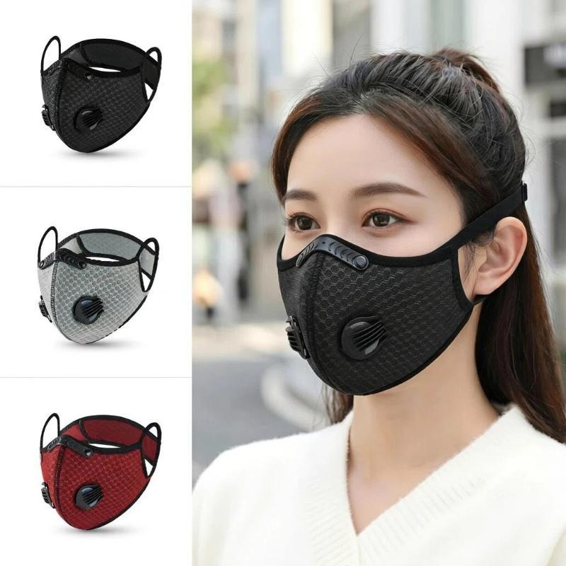 Anti Pollution Mask - 【Wiederverwendbare, atmungsaktive Gesichtsmaske aus Netzstoff, klare,