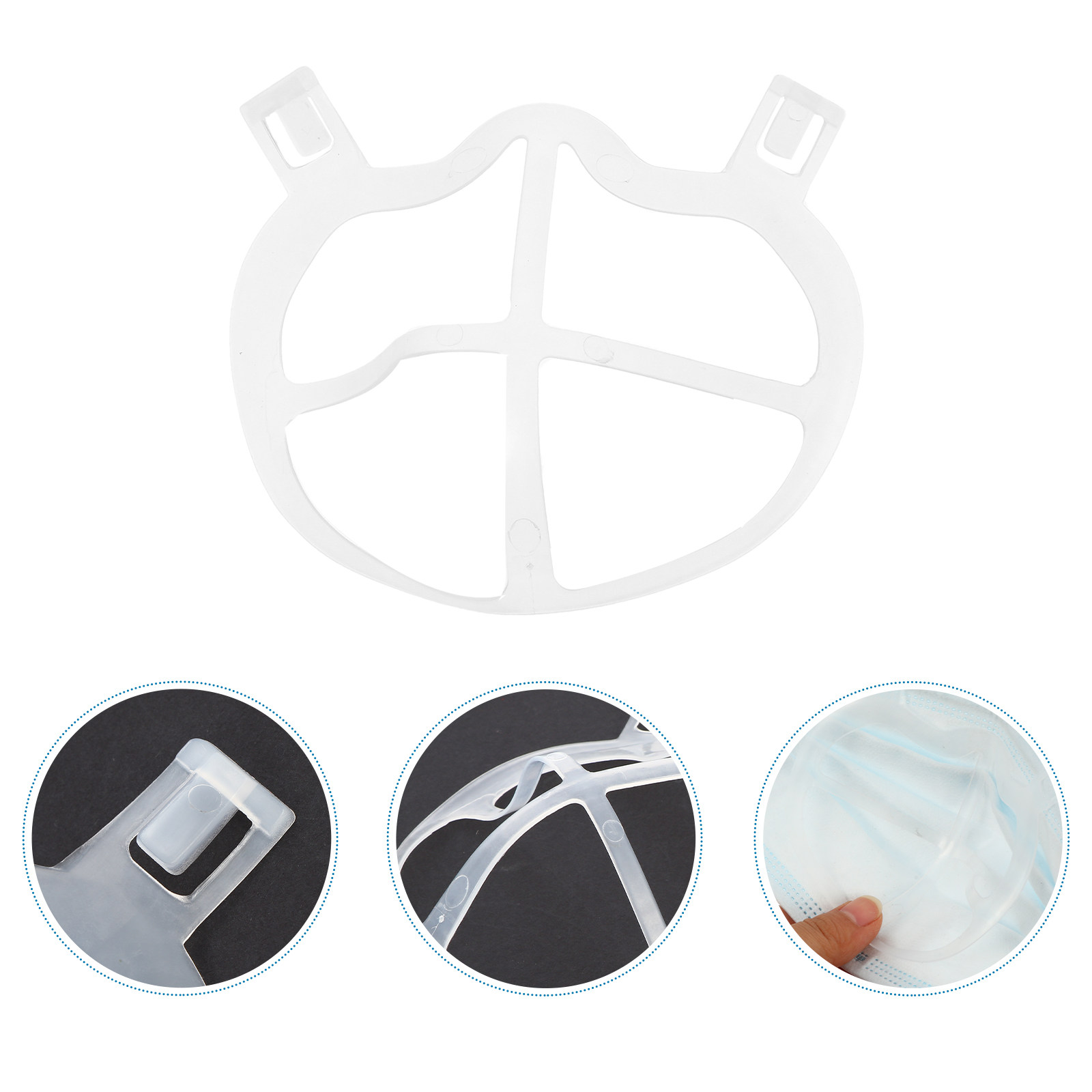 10 Stück Silikon-Maskenhalter, – Silicone Mask Bracket Bewertung und Preis